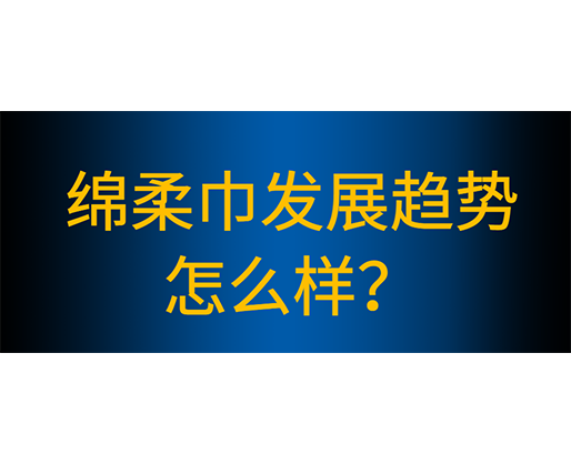 綿柔巾生產(chǎn)線有哪些性能特點(diǎn)，綿柔巾發(fā)展趨勢怎么樣？