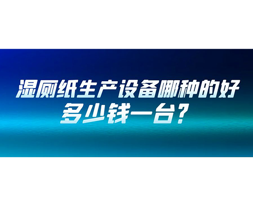 濕廁紙生產(chǎn)設(shè)備哪種的好？多少錢一臺？