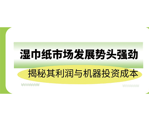 濕巾紙市場發(fā)展勢頭強勁，揭秘其利潤與機器投資成本